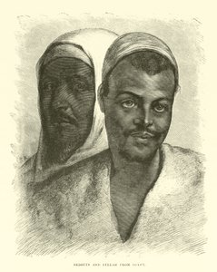 Beduín a Fellah z Egypta od English School