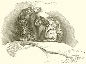 Beethoven na smrtelné posteli od English School