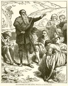 Začátky Kirk.-- Uctívání na Hillside od English School