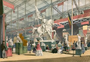 Belgická část Velké výstavy z roku 1851 od English School