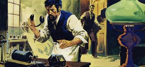 Bell pokračoval v experimentech, dokud jednoho dne neuslyšel Watsonův hlas na přijímači od English School