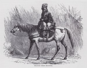 Belooch Chief Mounted (rytina) od English School