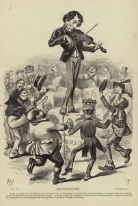 Benjamin Disraeli v Manchesteru od English School