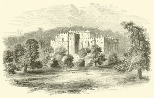 Berkeley Castle (rytina) od English School