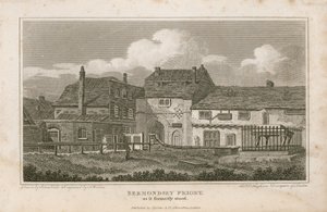 Bermondsey Priory, jak to dříve stálo od English School
