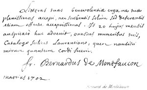 Bernard z Montfauconu od English School