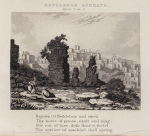 Bethlehem Ephrath, Micah V, ver 2 (rytina) od English School