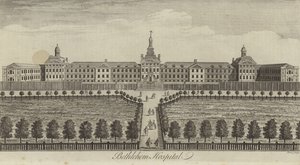 Betlémská nemocnice, Londýn od English School