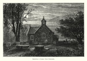 Bettws y Coed Old Church (rytina) od English School