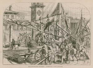 Billingsgate Market, Nošení ryb na břeh od English School