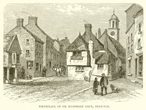 Místo narození sira Humphrey Davy, Penzance od English School