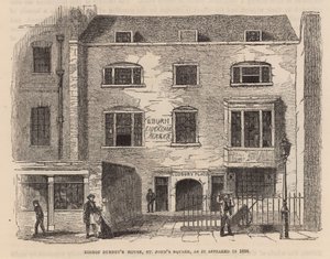 Bishop Burneys House, St Johns Square, Clerkenwell od English School