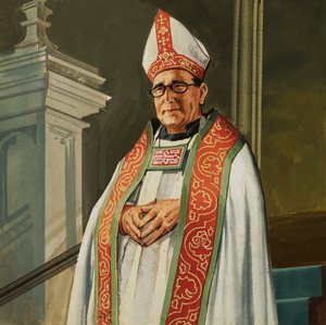 Biskup v kostele od English School