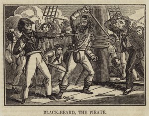 Black-vous, the Pirate (rytina) od English School