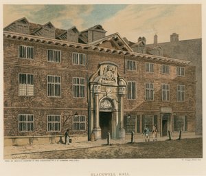 Blackwell Hall, Guildhall, Londýn od English School