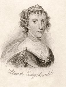 Blanche Somersetová, baronka Arundellová z Wardouru, z Crabbova historického slovníku, vydaného v roce 1825. od English School