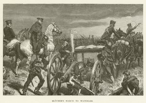 Bluchers pochod do Waterloo od English School