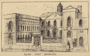 Blue Coat Hospital (rytina) od English School