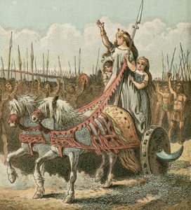 Boadicea a její armáda od English School