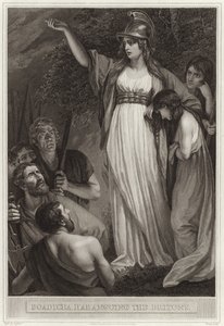 Boadicea naléhá na Brity od English School