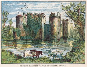 Hrad Bodiam, Sussex od English School