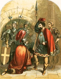 Bolingbroke a Richard II. od English School