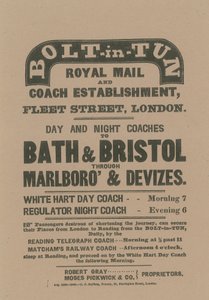 Bolt-in-Tun Royal Mail and Coach Establishment od English School