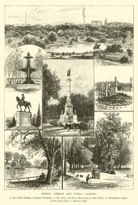 Boston Common a Public Garden od English School