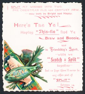 Láhev Split Soda, Vánoční přání od English School