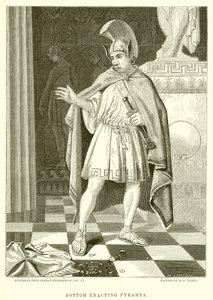 Spodní působivý Pyramus od English School
