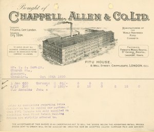 Koupeno od Chappell Allen & Co Ltd od English School