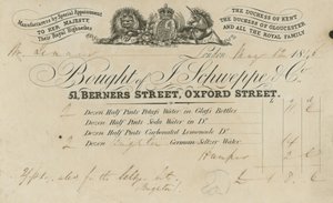 Koupeno od Schweppe & Co od English School