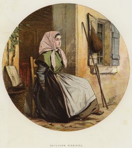 Boulogne Fish-Girl (chromolit) od English School