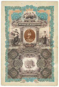 Bradbury Wilkinson & Co, návrháři a rytci bankovek od English School