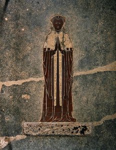 Brass of William White, v kapli Fitzalan (mosaz) od English School