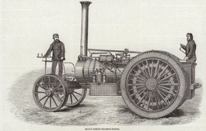 Brays Patent Traction Engine od English School