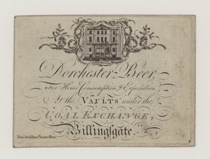 Brewer, Dorchester Beer, vizitka od English School