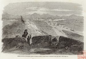 British Attack of Mandarin junks na Fatsham Creek od English School