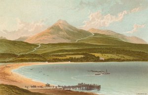 Brodick Bay a Goatfell od English School