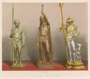 Bronzové sochy (chromolit) od English School