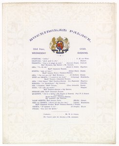 Koncert v Buckinghamském paláci, 23. června 1869 od English School