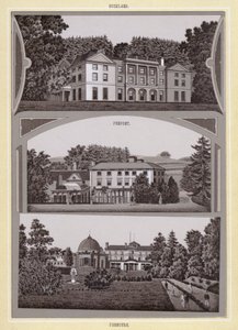 Buckland; Penpont; Pennoyre (litho) od English School