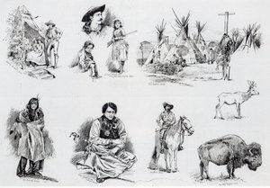 Buffalo Bills Wild West Show, 1887 od English School