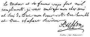 Buffon, (přírodovědec) od English School