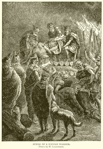 Pohřeb Suevian Warrior od English School