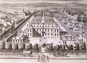 Burlington House v Piccadilly, 18. století od English School