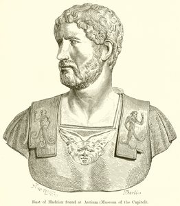 Busta Hadriána nalezená v Antiu (Muzeum Kapitolu)
