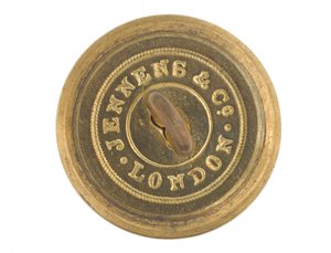 Button, 9. pluk bengálských kopiníků, před rokem 1901 od English School