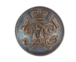 Button, 9. pluk bengálských kopiníků, před rokem 1901 od English School