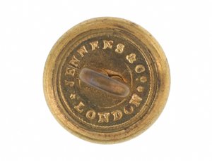 Button, 9. pluk bengálských kopiníků, před rokem 1901 od English School